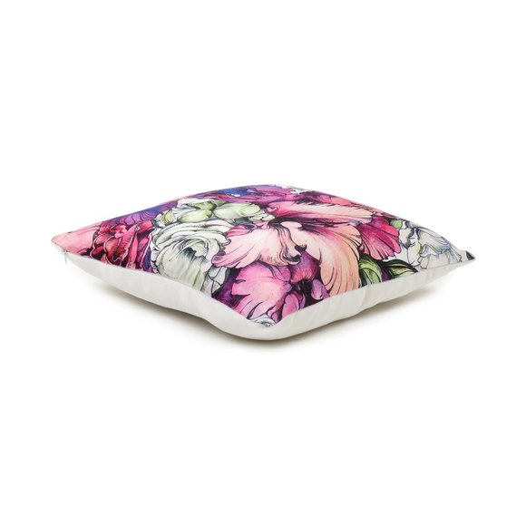 Decorative Throw Pillow Cover Cotton Cushion Covers Floral Pattern 18x18 Inches - Picture 3 of 5